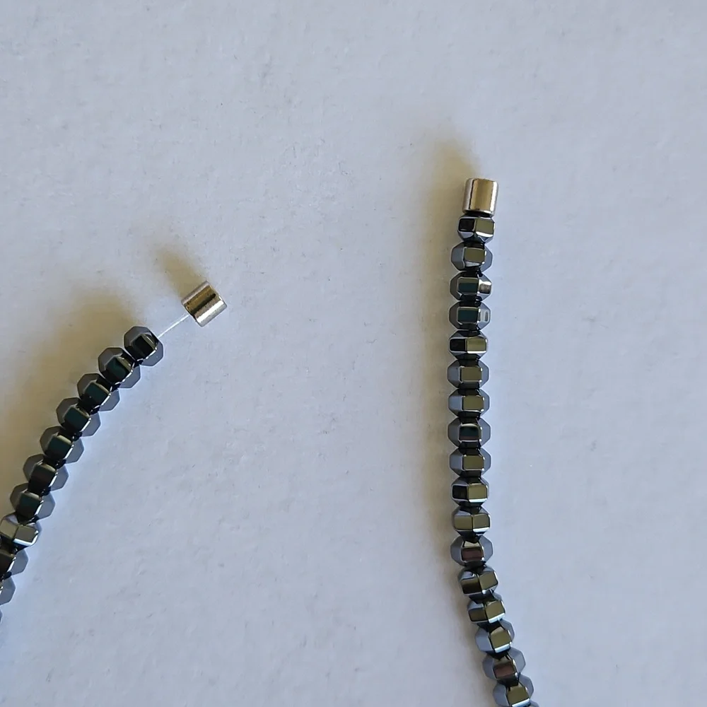 Hematite Beaded Necklace - Picture 2 of 5